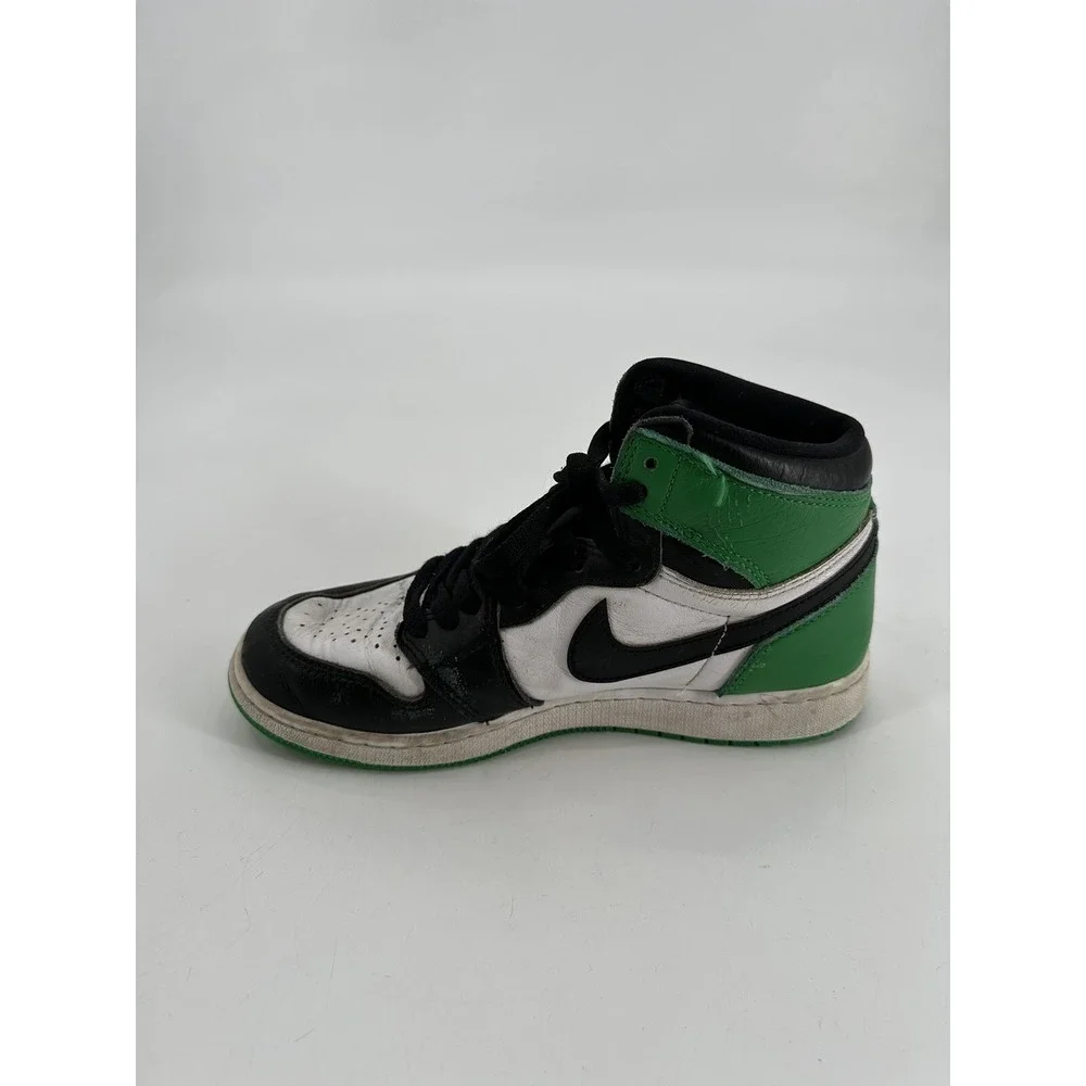 Nike Air Jordan 1 Retro Boys Size 6Y Green Athletic Shoes‎ Sneakers FD1437-031